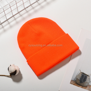 Bonnet unisexe en acrylique uni, très populaire, avec logo personnalisé, rivets, pour sports de plein air, plage, hiver, tricoté, à revers - Product Image 5