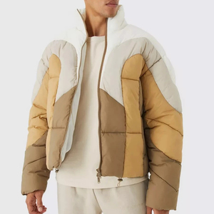Wholesale Winter Parka Logo Padded Multi Color Winter Puffer Jacket Men's Down Puff Manufacture Bomber Jacket Custom <b>Bubble</b> <b>Coat</b> - Product Image 1