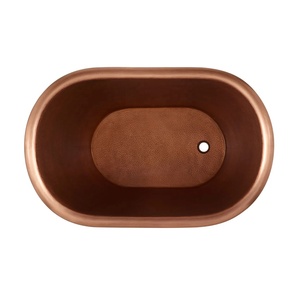 High Quality Handmade Copper Clawfoot Bathtub Large Interior with <b>Inflatable</b> Feature Direct Sale From Manufacturer in Bulk - Product Image 3