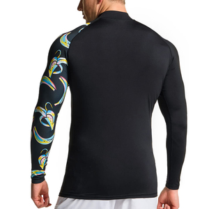 Camiseta Deportiva de Manga Larga para Hombre, Protección UV, Secado Rápido, Transpirable, Compresión, Sublimada, Ecológica, Poliéster/Nailon - Product Image 3