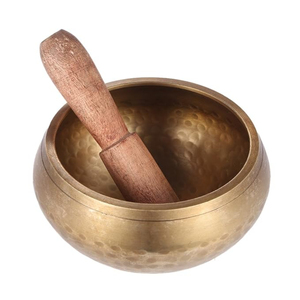Ensemble de bols chantants tibétains anciens faits à la main pour la méditation et la guérison sonore, bol de prière en métal pour le yoga avec mallette et coussin - Product Image 6
