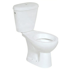 ชุดเซรามิกห้องน้ำสองชิ้น washdown WC Aqua PAN commop เก้าอี้ P TRAP ชุดห้องน้ำสีขาวสำหรับโรงแรม - Product Image 6