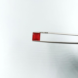 Rubis naturels de Bangkok, carrés calibrés de 9 mm, pierres précieuses de rubis naturelles facettées, prêtes à l'emploi pour la fabrication de bijoux - Product Image 3