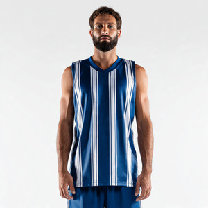 Camiseta de Baloncesto Sublimada con Cuello en V, 100% Poliéster, Secado Rápido, Camiseta de Baloncesto sin Mangas para Hombre, Camiseta de Fútbol Sublimada para Hombre - Product Image 4