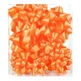 Cintas de Regalo Personalizadas de Satén de Poliéster Naranja con Lazo de Mariposa, Color Sólido, Tejidas, Decorativas para Envolver Regalos de Boda y Decoración - Product Image 6