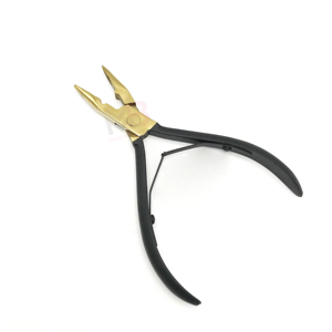 Pince à cheveux en acier inoxydable avec logo personnalisé - Outils d'extension de cheveux durables de haute qualité pour usage commercial - Product Image 2