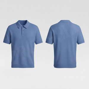Polo de Manga Corta para Hombre, Talla Grande, Transpirable, Texturizado, Informal, Ligero, de Verano, Mezcla de Algodón Suave, para Golf - Product Image 6