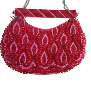 Bolso de Hombro de Algodón con Cuentas Hecho a Mano por Diseñadores, en Oferta, para Damas con Estilo Moderno, Disponible para Suministro al por Mayor - Product Image 5
