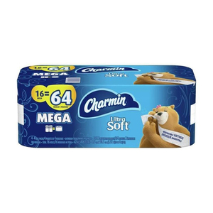 Papier toilette Mega Rolls, 32 rouleaux, 231 feuilles, C-harmin Ultra Soft Extra Per Roll, papier toilette de luxe doux pour la salle de bain - Product Image 4