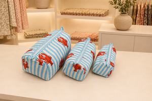 Vintage Style Cotton Cosmetic Bag with Zipper Closure Durable & Eco-Friendly Water Resistant Small Capacity Travel for <b>Case</b> - Product Image 3