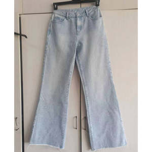 Jeans de Mezclilla Casuales para Mujer, Corte Ajustado, Cintura Alta, Pierna Ancha, Estilo Vintage, Lavables, con Múltiples Bolsillos, Gran Venta - Product Image 2