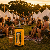 Fût à bière en plastique HDPE Eco20L, pression maximale de 15 bars, durée de conservation de 12 mois, gamme économique Ecorekeg, sans composant CO2, adapté aux bières artisanales