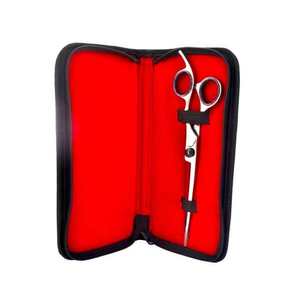 Ciseaux de barbier professionnels en acier inoxydable SHAHZIK INTERNATIONAL avec étui noir, lame affûtée, outil de coupe de cheveux de type beauté - Product Image 4