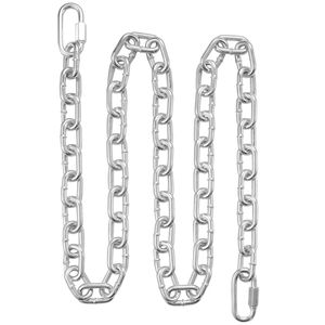 Catena a Spirale Zincata Testata e Certificata con Carico di Lavoro Sicuro di 898 kg, 5/16'' x 6 Piedi, con Due Anelli Rapidi - Product Image 1