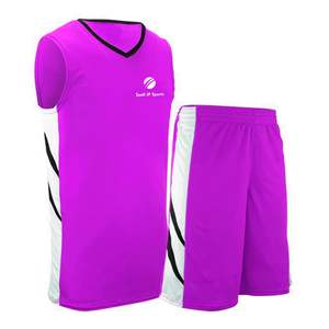 Conception OEM ODM, vente en gros, uniforme de basketball pour hommes, design vierge, logo personnalisé, ensemble de maillots de basketball personnalisés - Product Image 2