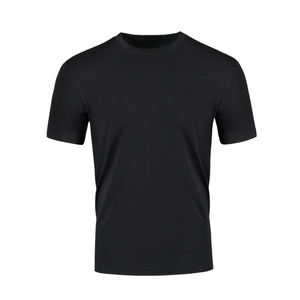 Polyester spandex performance tee plus size <b>men</b> <b>stretch</b> breathable quick dry athletic training t shirt for gym running workouts - Product Image 3