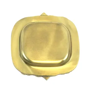 Luxury Gold Display <b>Tray</b> for Executive Reception <b>Office</b> Hotel and Resort Decoration Premium Decorative Metal TrayBrass Decor - Product Image 3