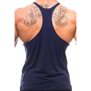 Custom <b>Black</b> Gym Vest Men Muscle Fitness Men Athletic tank Top Sleeveless Workout tank Tops - Product Image 2