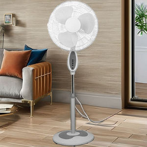 16 Inch Smart <b>Stand</b> <b>Fan</b> 18mm Copper Motor 3 Speed 400mm PP Blades Oscillating Wire Grill CE Approved BS Plug - Product Image 5