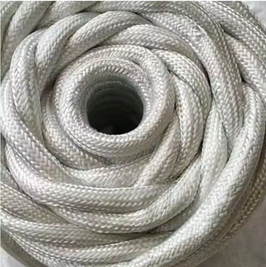 Corde d'emballage ignifuge en fibre de verre ronde, personnalisée en usine, pour isolation thermique et étanchéité. - Product Image 4
