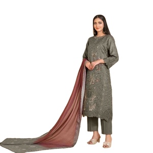 Liquidation Vente Original Indien Pakistanais Readymade Vêtements-Ensemble Kurta pour femmes Salwar Kameez Tawakkal Fait Viscose Matériel pour - Product Image 1