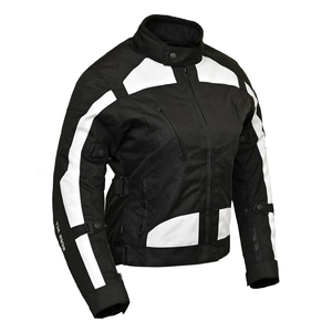 Women Motorcycle Riding Jacket Cordura Textile Waterproof Biker Jacket with Body Protection for <b>Road</b> Racing Use - Product Image 4