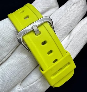 Reloj Moissanite Amarillo Neón, Estilo Hip Hop, Joyería con Incrustaciones de Diamantes, Reloj para Hombre VVS1 - Product Image 3