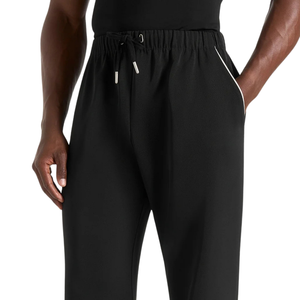 Mens Full <b>Zip</b> Stand Collar Streetwear Solid Tracksuit Straight Leg <b>Trousers</b> Contrast Piping Regular 2 Piece Wholesale Custom OEM - Product Image 5