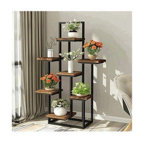 Elegante soporte de madera para plantas de interior, estante multinivel para macetas, para balcón, jardín, sala de estar, decoración del hogar. - Product Image 4