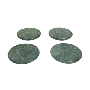 Classic Design Marble Coaster Set Eco-Friendly Durable Washable Natural Stone for Promotions - Product Image 1