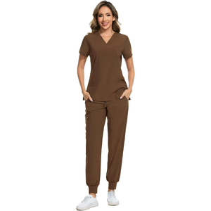 Nuevo Conjunto de Uniforme Médico Quirúrgico para Mujer: Blusa de Manga Corta y Pantalones para Hospital - Product Image 1