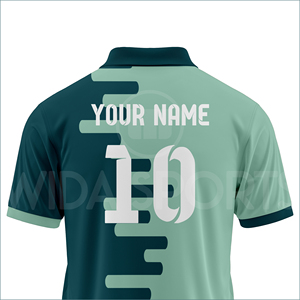 ผู้ผลิตเสื้อคริกเก็ตแบบกำหนดเองขายดีที่สุด เสื้อเจอร์ซีย์คริกเก็ตระบายอากาศ แห้งเร็ว ชุดยูนิฟอร์มคริกเก็ตแบบซับลิเมชั่น พร้อมชื่อผู้เล่นและทีม - Product Image 5