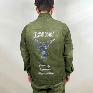 Vestes en jean élégantes de qualité supérieure, vente en gros, veste en coton pour homme, impression de logo personnalisée, veste en jean décontractée pour homme - Product Image 2