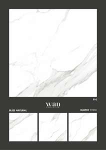 Azulejo de porcelana con acabado liso y brillante, formato 24x24, diseñado para proporcionar una reflexión limpia, textura uniforme y una continuidad elegante en el suelo. - Product Image 2