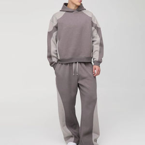 Conjunto Deportivo para Hombre Estilo Británico, Sudadera con Capucha de Felpa de Algodón Premium, Pantalones Jogger, Ropa Deportiva Casual - Product Image 1