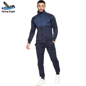 Ensemble de survêtement pour homme de haute qualité, logo personnalisé, fermeture éclair intégrale, vêtements de sport, jogging, course à pied - Product Image 1