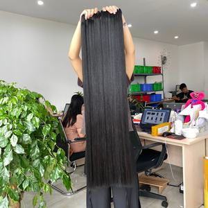 Extensiones de Cabello Humano Remy 100% Virgen al por Mayor, Largo de 32 Pulgadas, Grado 12A, Color Natural Vietnamita, Ondulado Liso Sedoso - Product Image 6