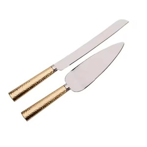Stylish Stainless Steel <b>Cake</b> <b>Server</b> Set Metal <b>Cake</b> Knife and <b>Server</b> Wedding Celebration Tableware - Product Image 3