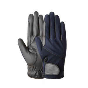 Gants d'équitation pour hommes respirants en PU et polyester avec poignées, compatibles écran tactile et résistants aux chocs, antidérapants - Product Image 1