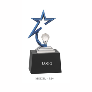 Customized Star <b>Trophy</b> with Logo Printing for Business and Recognition Programs - Product Image 3