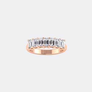 Luxury 1ctw Lab Grown <b>Emerald</b> Cut Diamond <b>Silver</b> <b>Ring</b> Elegant Brilliant Cut E F Color VS VVS Diamond Party Wedding Jewelry - Product Image 2