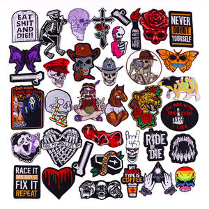 Embroidered Badge Embroidery Patch <b>Iron</b> <b>On</b> Fabric Patches for Clothing Hats Bags Wholesale Washable Waterproof Heat Transfer - Product Image 4