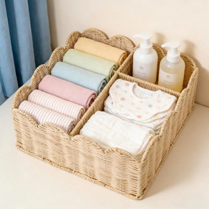 Multi Purpose Nursery Storage <b>Basket</b> for Diapers Wipes Toys Clothes and Baby Essentials Organization OEM ODM Wholesale - Product Image 1