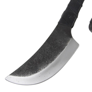 Couteau médiéval forgé à la main avec lame en acier au carbone et manche en bois, artisanat traditionnel, couteau utilitaire de survie en plein air - Product Image 6