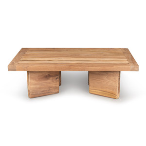 Mesa de Centro Moderna Minimalista de Madera de Teca Reciclada para Exteriores, Nuevo Diseño para Uso en Villas, Apartamentos, Hoteles y Salas de Estar - Product Image 2