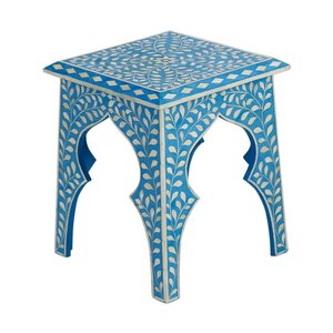 Arabic Style Bone Inlay <b>Bed</b> Side Portable Handmade Wardrobes Nightstand Wooden End Table Mother of Pearl Style Home Furniture - Product Image 6