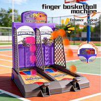 Jeu de mini-basketball pour deux joueurs avec 12 mini-ballons, jouets de basket-ball, jeu de table pour enfants et adultes