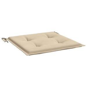 Juego de 6 Cojines para Sillas de Exterior de Tela Oxford Beige, Fibra de Espuma con Alta Comodidad - Product Image 3