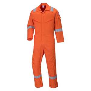 High Quality Lightweight Poly Cotton Hi Vis Work Coveralls Unisex Reflective Safety Uniform Custom Industrial Workwear - Product Image 2