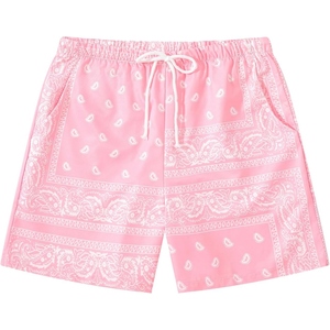 Shorts en maille à imprimé paisley pour homme, style streetwear, shorts de basket respirants, vêtements de sport d'été - Product Image 1